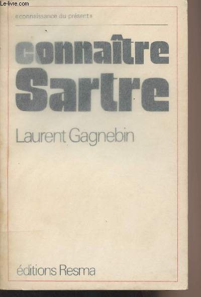 Connatre Sartre - 