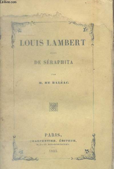 Louis Lambert - Suivi de Sraphita