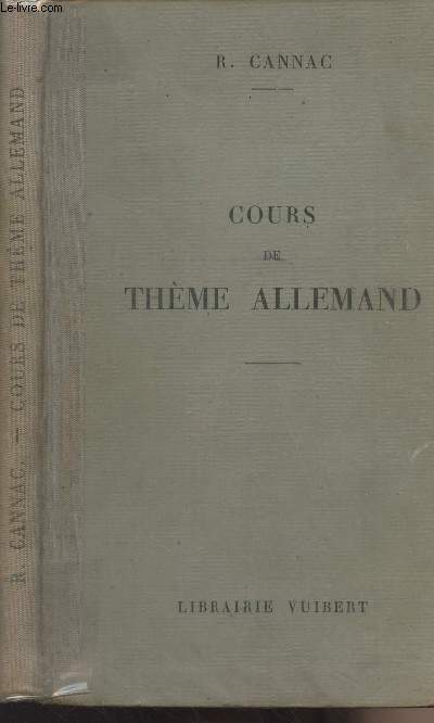 Cours de thme allemand