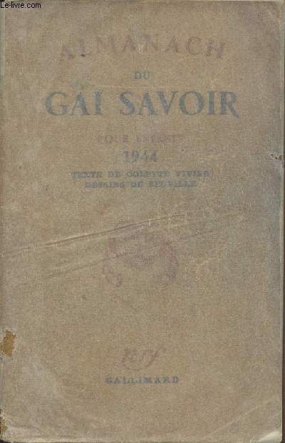 Almanach du gai savoir pour enfants - 1944