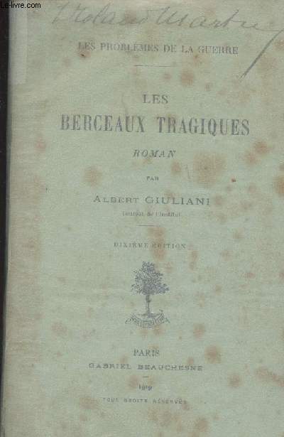 Les berceaux tragiques - 2e dition - 