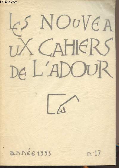 Les nouveaux cahiers de l'Adour - Anne 1993 n17 - Septembre 93