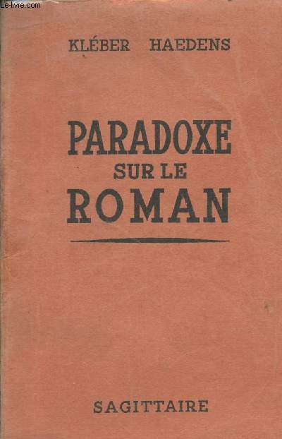 Paradoxe sur le roman