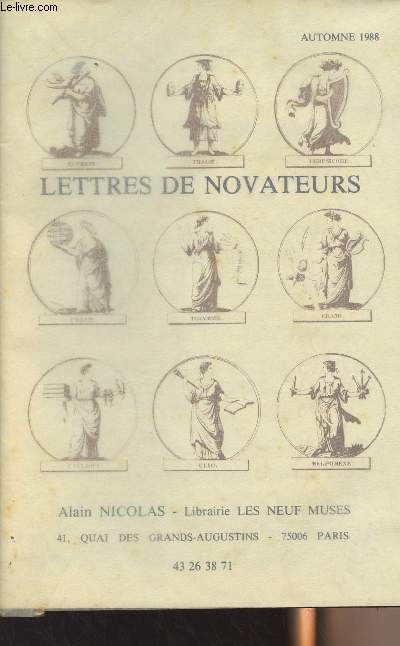 Lettres de novateurs - Automne 1988