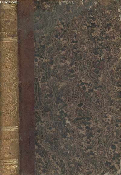 Lyce ou cours de littrature ancienne et moderne - Prcd d'une notice sur sa vie et ses ouvrages par M. Saint-Surin - Tome 9e : Dix-huitime sicle - Posie