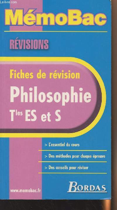 MmoBac - Rvisions Philosophie Tles Es et S - Fiches de rvision