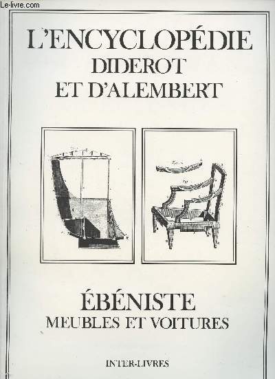 L'encyclopdie de Diderot et d'Alembert - Ebniste