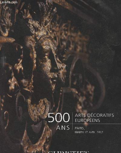 500 ans d'art dcoratifs europens - Paris, mardi 17 avril 2012