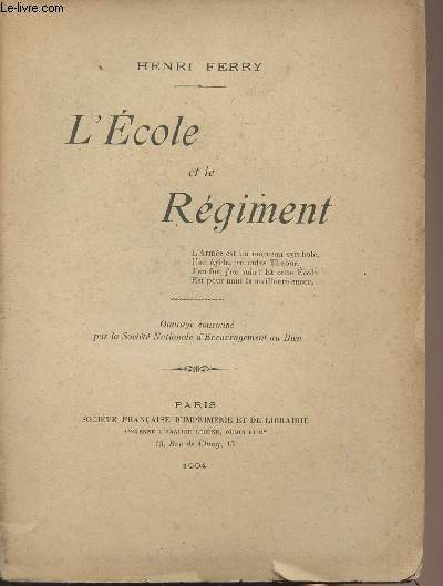 L'Ecole et le Rgiment