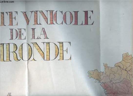 Carte viticole dela gironde