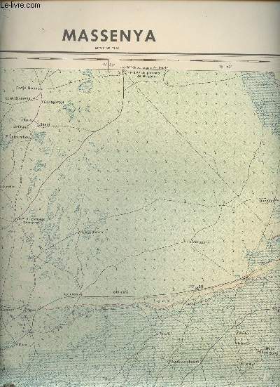 Massenya - Carte de l'A.E.F. et du Cameroun au 200.000 E - Feuille NC-33-XXIII