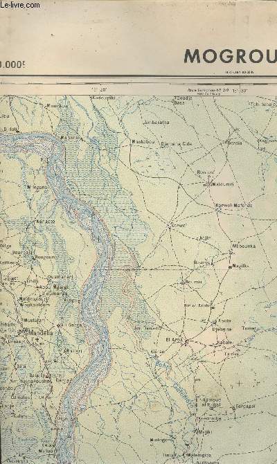 Mogroum - Carte de l'A.E.F. et du Cameroun au 200.000 E - Feuille NC-33-XXII