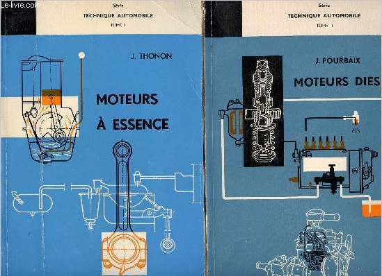 Srie, Technique automobile - T.1/Moteurs  essence - T.2/Moteurs diesel