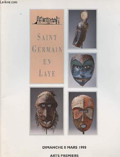 Saint Germain en Laye - Catalogue de vente aux enchres - Arts premiers - Dimanche 8 mars 1998