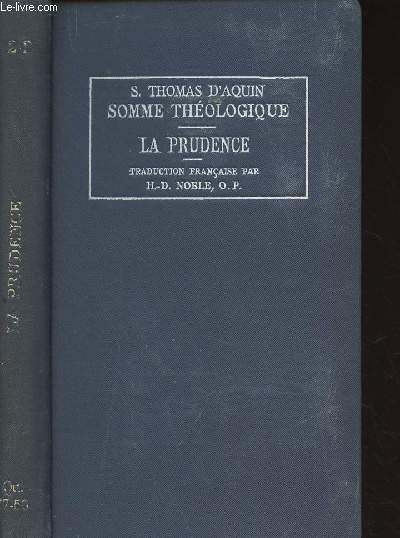 Somme thologique - La Prudence - questions 47-56