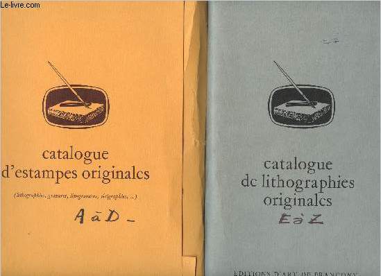 Catalogue de lithographies originales - A  D et E  Z