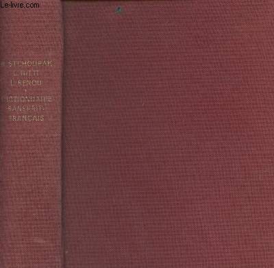 Dictionnaire Sanskrit-franais - 3e tirage - 