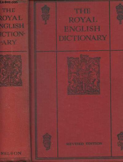 The Royal English Dictionary and word treasury