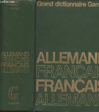 Dictionnaire Allemand-Franais et Franais-Allemand avec un supplment technique illustr