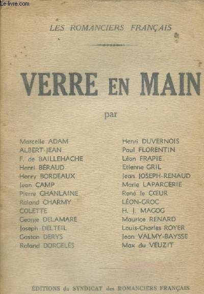 Verre en main - 
