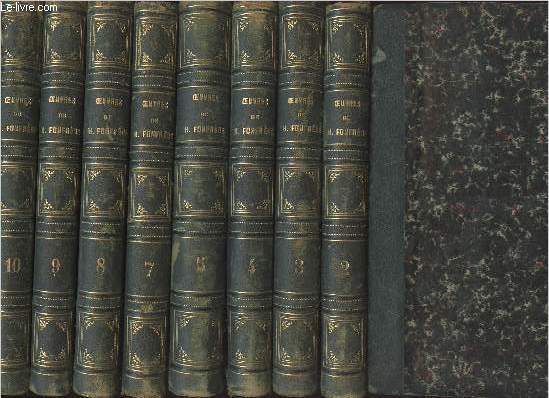 Oeuvres de Henri Fonfrde, recueillies et mises en ordre par Ch.-Al. Campan - 8 volumes - Tomes 2, 3, 4, 5, 7, 8, 9 et 10 - Tomes 1 et 6 manquants