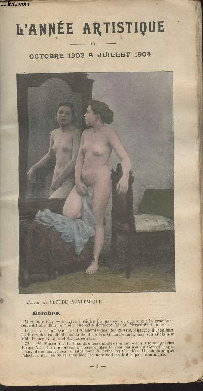 L'Anne artistique - Octobre 1903  juillet 1904