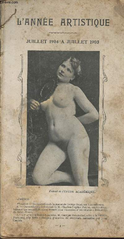 L'Anne artistique - Juillet 1904  juillet 1905