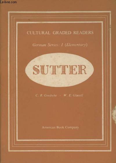 Stutter - Cultural Graded Readers German series : I (Elementary)