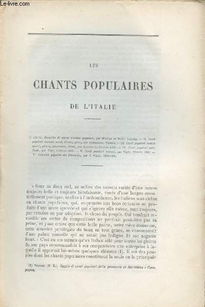 3 articles de la Revue des deux mondes - Les chants populaires de l'Italie - La mort de Phidias, scnes tires de l'antique, scne 1re - Les assembles provinciales en France avant 1789, V. Privinces du Centre et du Midi