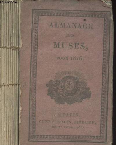 Almanach des Muses pour 1816