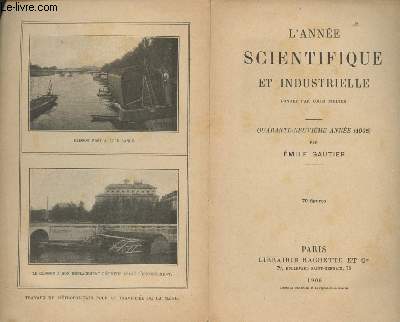 L'anne scientifique et industrielle - 49e anne (1905)