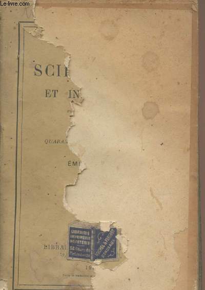 L'anne scientifique et industrielle - 48e anne (1904)