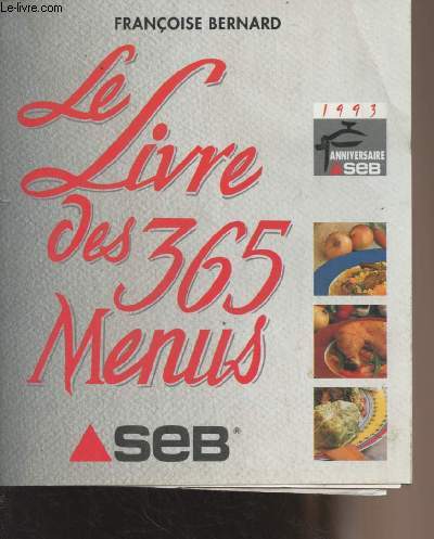 Le livre de 365 menus