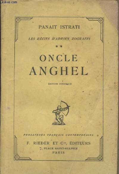 Les rcits d'Adrien Zograffi - T.2 - Oncle Anghel