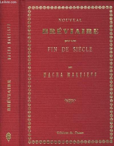 Nouveau brviaire pour une fin de sicle