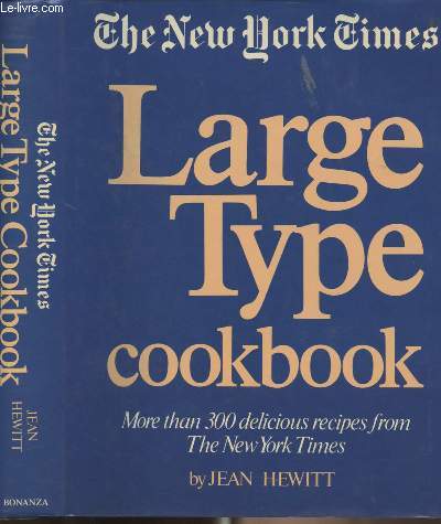 Large Type Cookbook - The New York Times