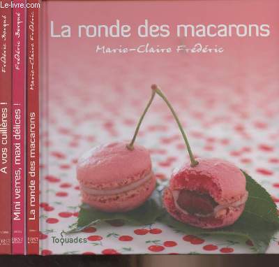 Petite cuisine  croquer - Coffret 3 livres - La ronde des macarons - Mini verres, maxi dlices ! - A vos cuillres !