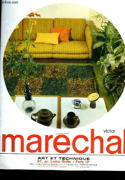 CATALOGUE DE MEUBLES VICTOR MARECHAL