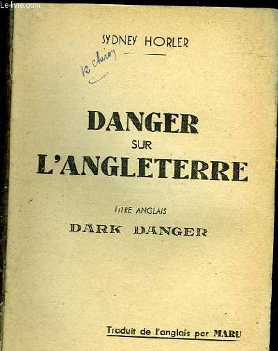 DANGER SUR L'ANGLETERRE