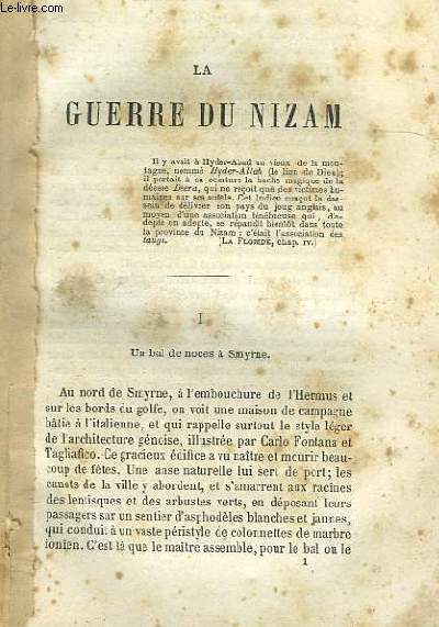 LA GUERRE DU NIZAM