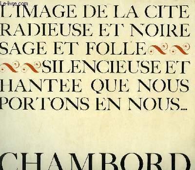 L'IMAGE DE LA CITE RADIEUSE ET NOIRE SAGE ET FOLIE - SILNCIEUSE ET HANTEE QUE NOUS PORTONS EN NOUS...