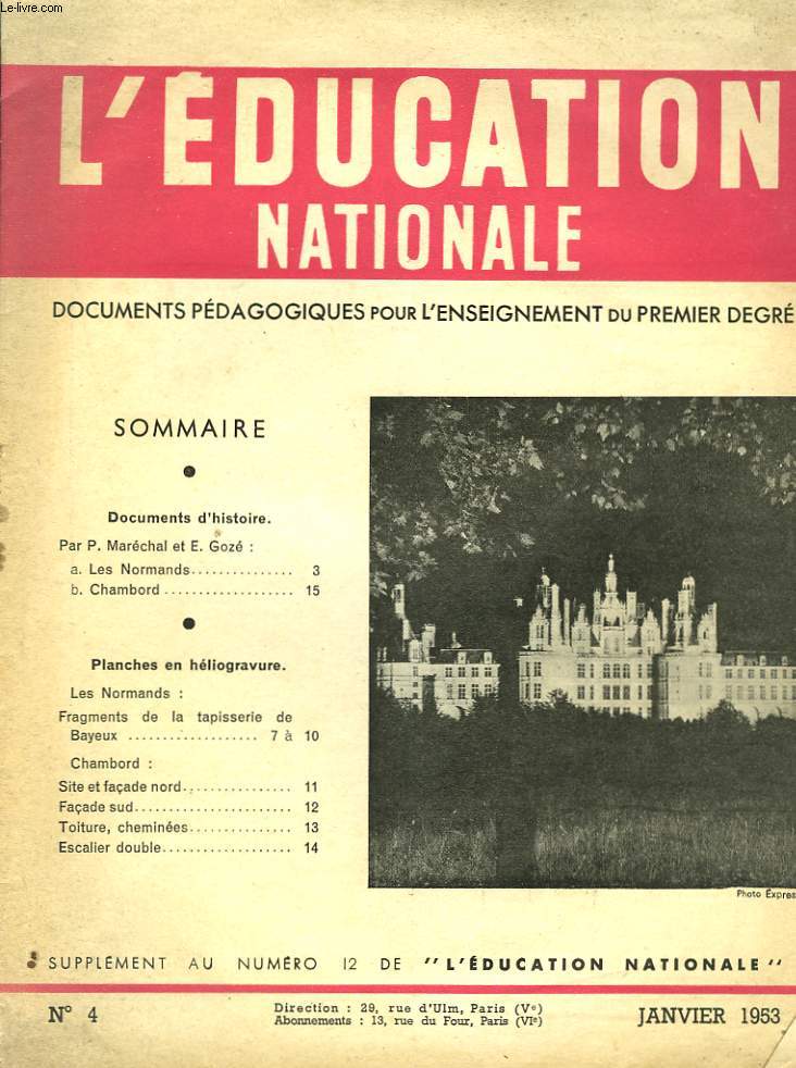 SUPPLEMENT AU N 12 DE 