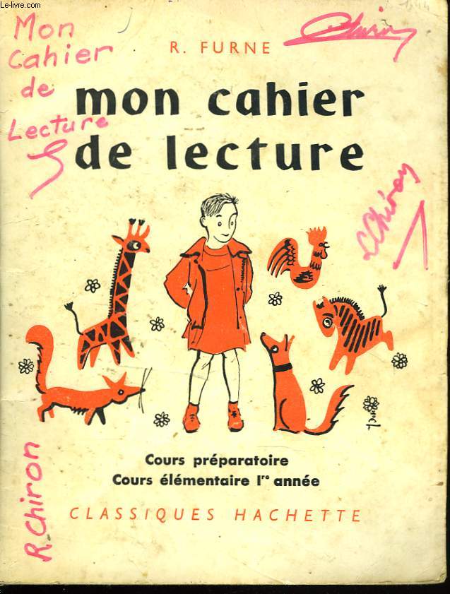 MONCAHIER DE LECTURE. COURS PREPARATOIRE. COURS ELEMENTAIRE 1re ANNEE