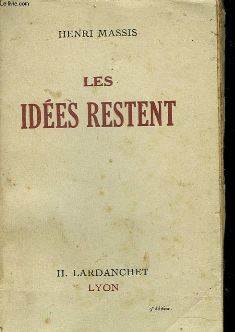 LES IDEES RESTENT