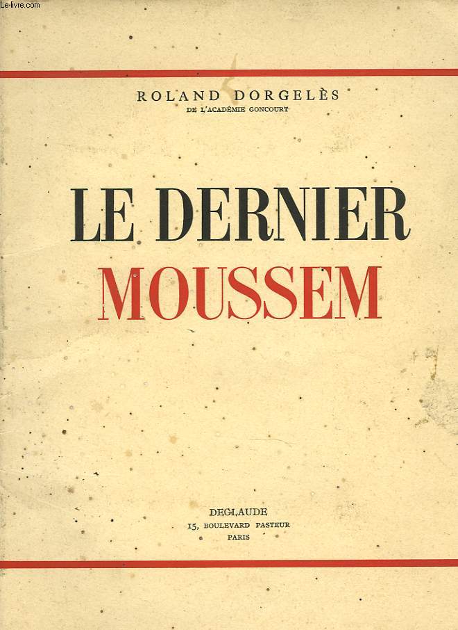 LE DERNIER MOUSSEM