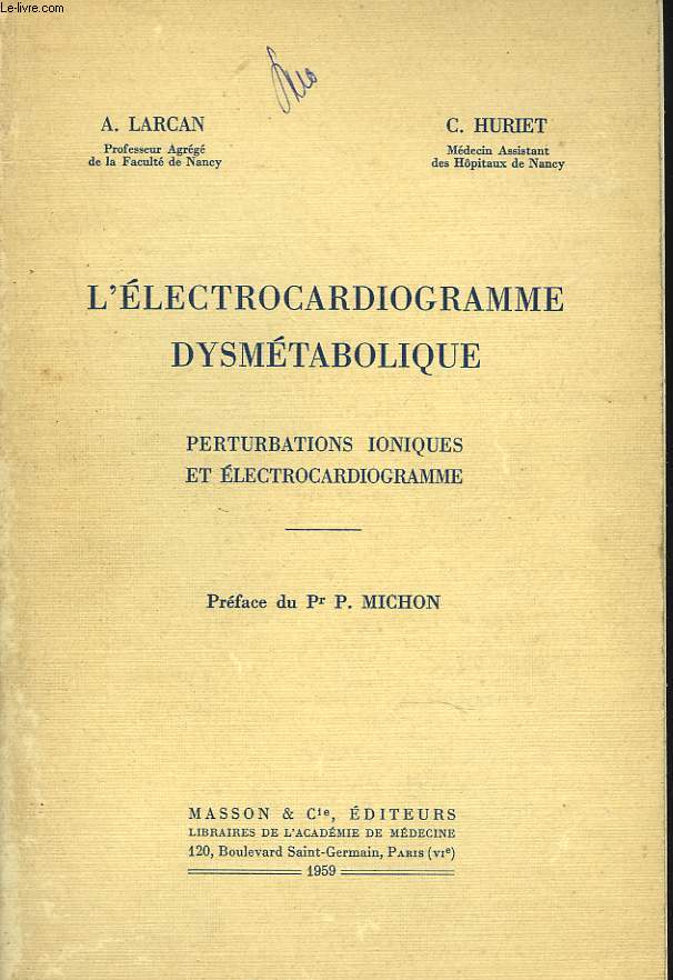 L'ELECTOCARDIOGRAMME DYSMETABOLIQUE