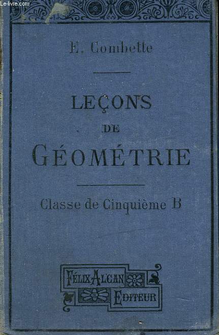 LECONS DE GEOMETRIE. CLASSE DE CINQUIEME B.