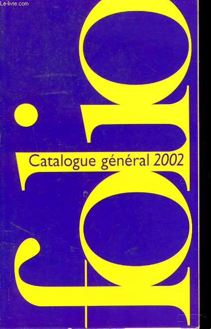 CATALOGUE GENERAL 2002 FOLIO