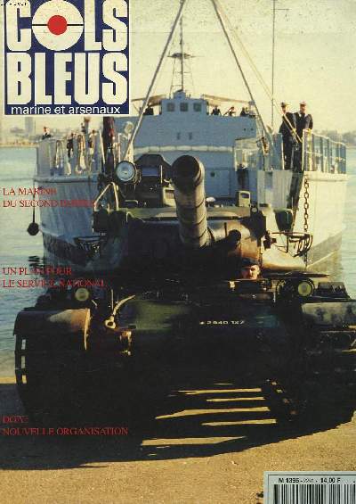 COLS BLEUS. HEBDOMADAIRE DE LA MARINE ET DES ARSENAUX N2291 DU 28 JANVIER 1995. LA MARINE DU SECOND EMPIRE 2e PARTIE : UNE REVOLUTION NAVALE par E. TAIILLEMITE / DE BIZERTE A BERCHTESGADEN par LE CA FREMY / 80 NOEUDS DANS LES BRONCHES par LE MATELOT...