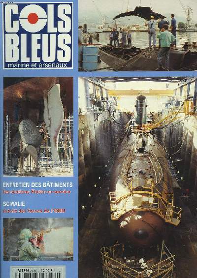 COLS BLEUS. HEBDOMADAIRE DE LA MARINE ET DES ARSENAUX N2301 DU 8 AVRIL 1995. LES SECTIONS FLOTTE EN SERVICE par L'IGA FABAREZ / LE SERVICE INDUSTRIEL DE LA DCN par L'ICETA RIBOTEAU / LA SFS DU PONANT. EVOLUTION, SANS REVOLUTION OU COMMENT FAIRE PLUS...